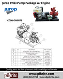 Jurop PN23 Vacuum Pump Package with Honda GX270 Engine