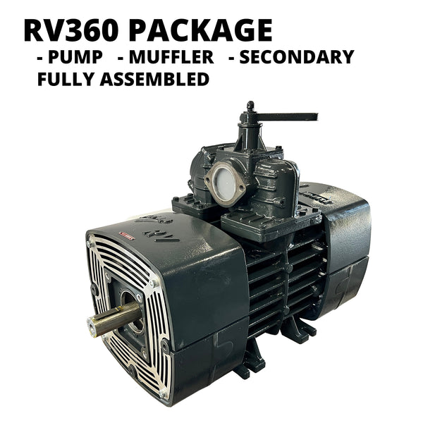 Jurop RV360 Package, Includes Vacuum Pump, Muffler and Secondary Part No. 18140094E0