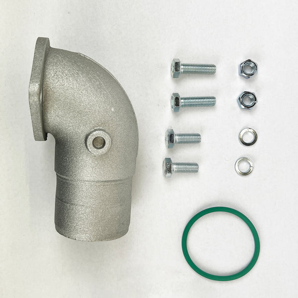 Image of Jurop Fixed Elbow Kit for PN58 and PN84 Pumps, with hole, 76mm / 3 inch, Part No. 1852108900