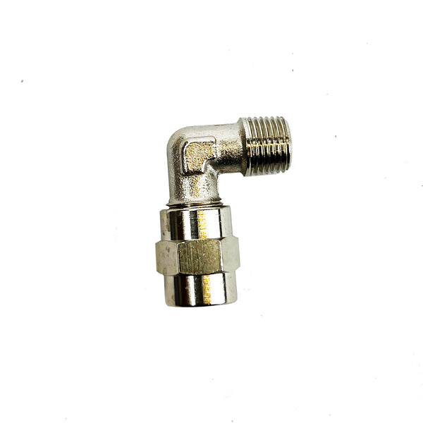 Photo of Jurop Fitting for R260 and LC420 Pumps, 90 degree, 4mm x 1/8", Part No. 4026706000