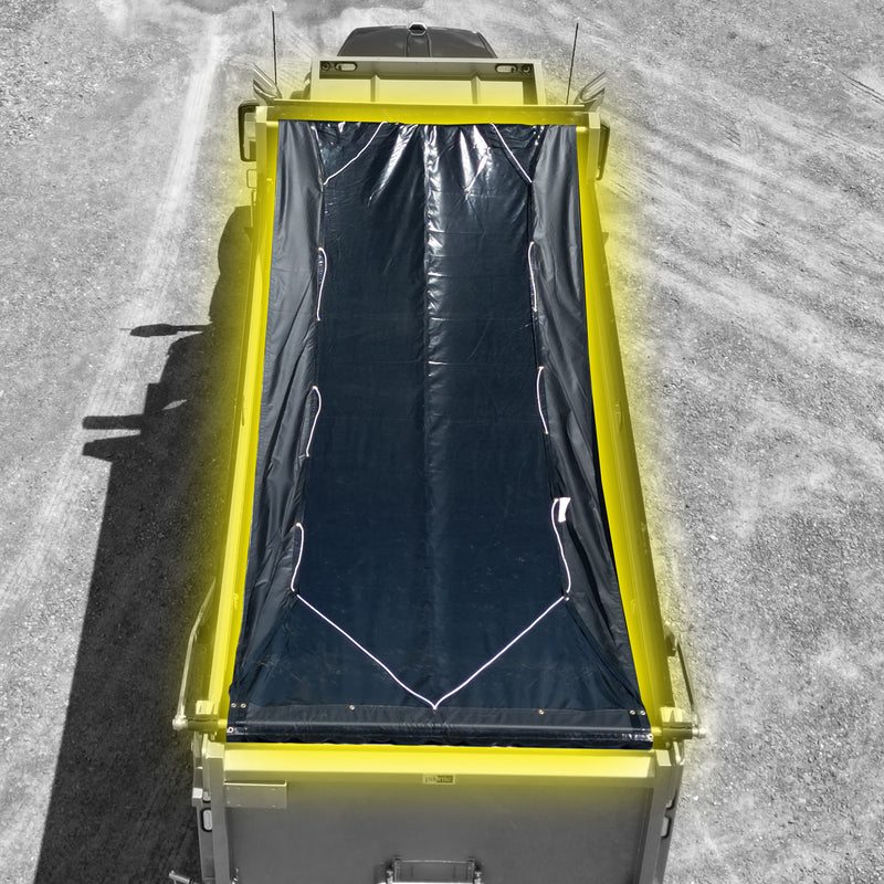 Alternative Isolated Product Shur-Co Vinyl Tarp, 18 ounce Weight, 9' x 20', w/ Side & Tail Flaps from Pik Rite