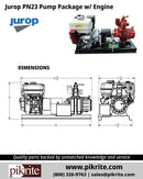Jurop PN23 Vacuum Pump Package with Honda GX270 Engine