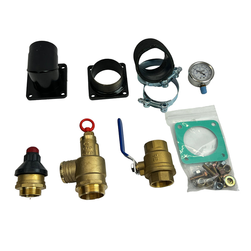 Image of components for complete Secondary for Fruitland 500 Vacuum Pump