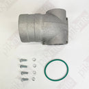 Jurop Fixed Elbow Kit, for LC420 Pump, 4 bolt, with hole, 100mm / 4 inch, Part No. 1852103500